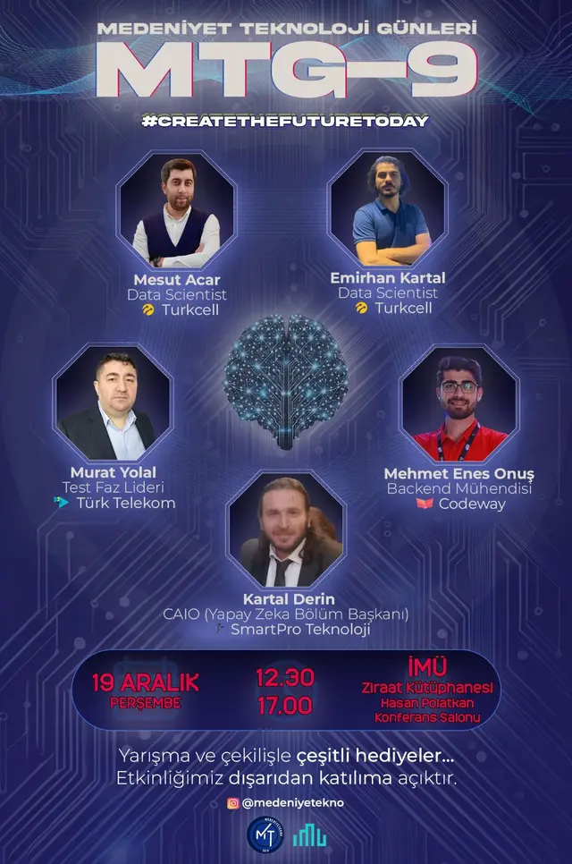 Medeniyet Teknoloji Günleri 9 banner